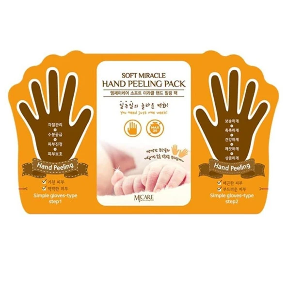 Mjcare Soft Miracle Hand Peeling Soyulan El Peeling Maskesi