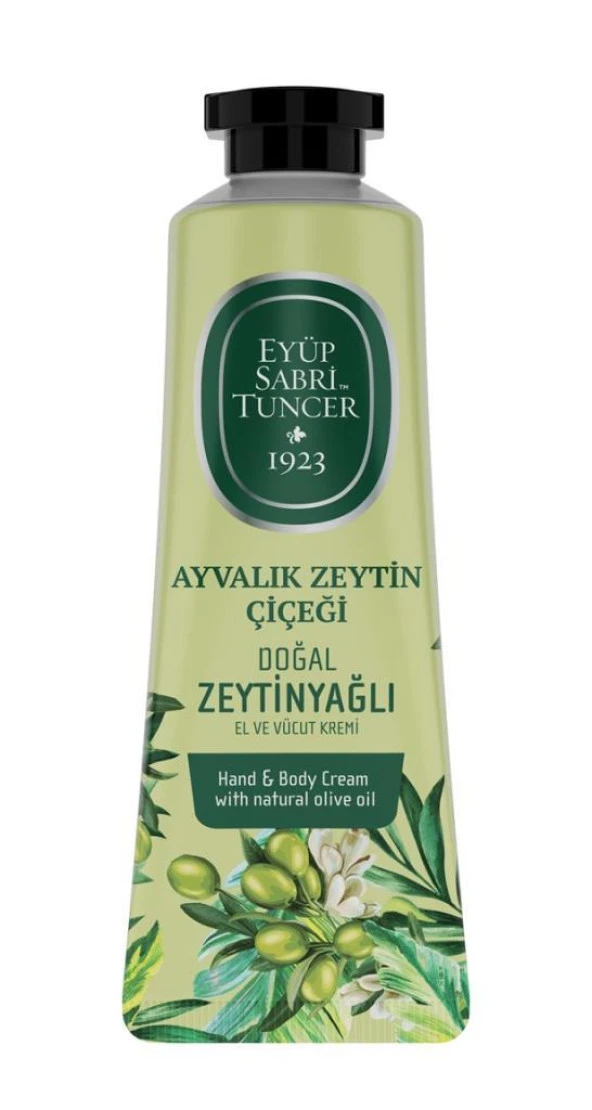 Eyüp Sabri Tuncer Ayvalık Zeytin Çiçeği Doğal Zeytinyağlı El ve Vücut Kremi 50 ml
