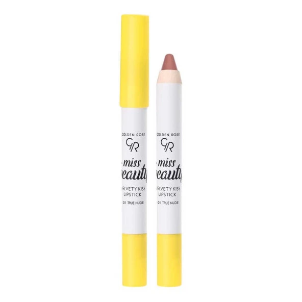Golden Rose Miss Beauty Velvety Kiss Lipstick - 01 True Nude