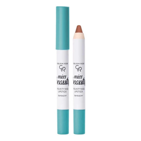 Golden Rose Miss Beauty Velvety Kiss Lipstick - 06 Peachy