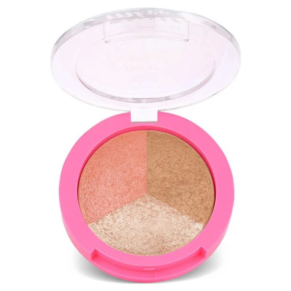 Golden Rose Miss Beauty Glow Baked Trio Allık