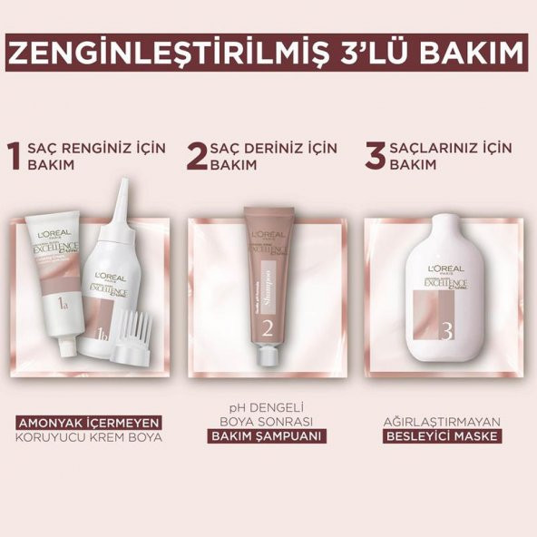 L’Oréal Paris Excellence Creme Nude Renkler Saç Boyası - 10U Nude Açık Sarı - 4