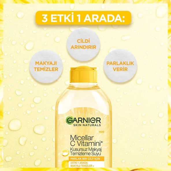 Garnier Micellar C Vitamini Kusursuz Makyaj Temizleme Suyu 400 ml - 3