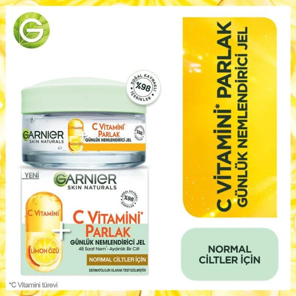 Garnier C Vitamini Parlak Günlük Nemlendirici Jel 50 ml - 4