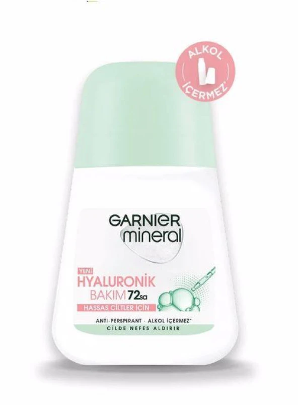 Garnier Mineral Hyaluronik Bakım Kadın Roll-On 50 ml