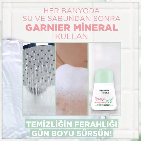 Garnier Mineral Hyaluronik Bakım Kadın Roll-On 50 ml - 5