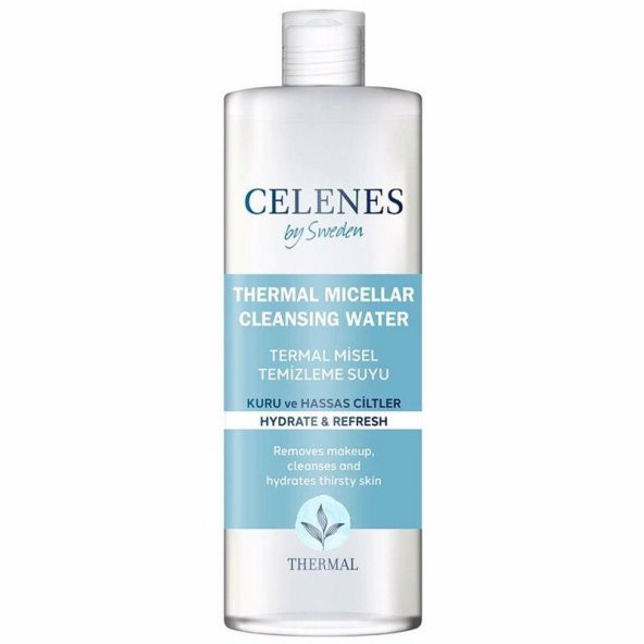 Celenes Thermal Micellar Temizleme Suyu Kuru ve Hassas Ciltler 250 ml