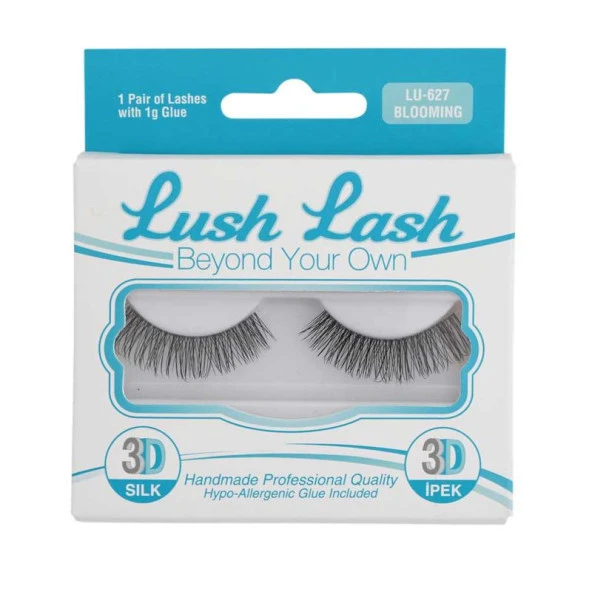 Lush Lash 3D İpek Takma Kirpik Blooming LU-627