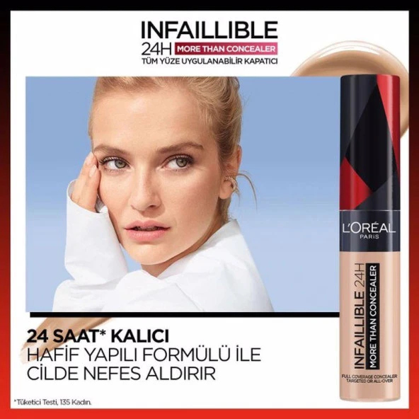 L’Oréal Paris Infaillable Concealer Kapatıcı Linen 328 - 3