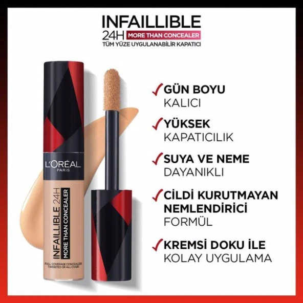 L’Oréal Paris Infaillable Concealer Kapatıcı Linen 328 - 5