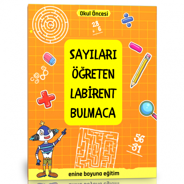 Sayıları Öğreten Labirent Bulmaca Kitabı ürün görseli 1