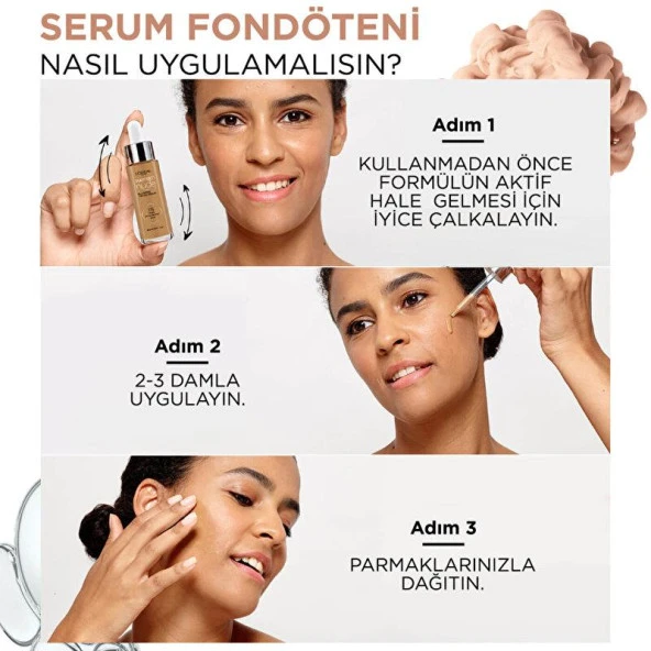L’Oréal Paris True Match Nude Serum Fondöten 3-4 Light Medium - 8