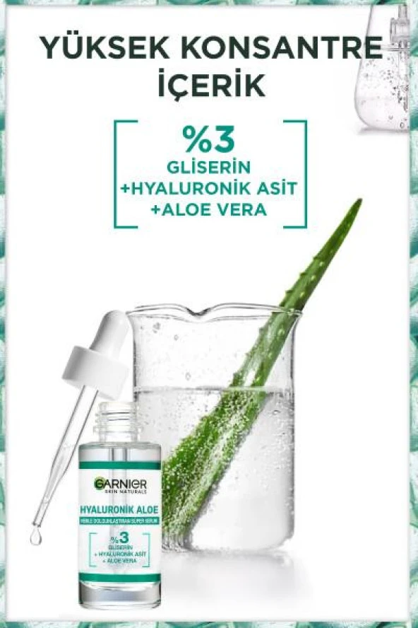 Garnier Hyaluronik Aloe Nemle Dolgunlaştıran Süper Serum 30 ml - 6