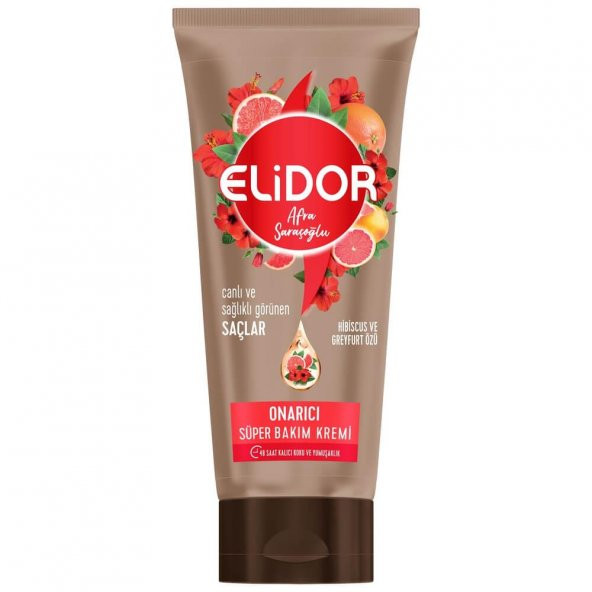 Elidor Doğanın Enerjisi Argan Yağı & Hibisküs Özü Onarıcı Saç Bakım Kremi 170 ml