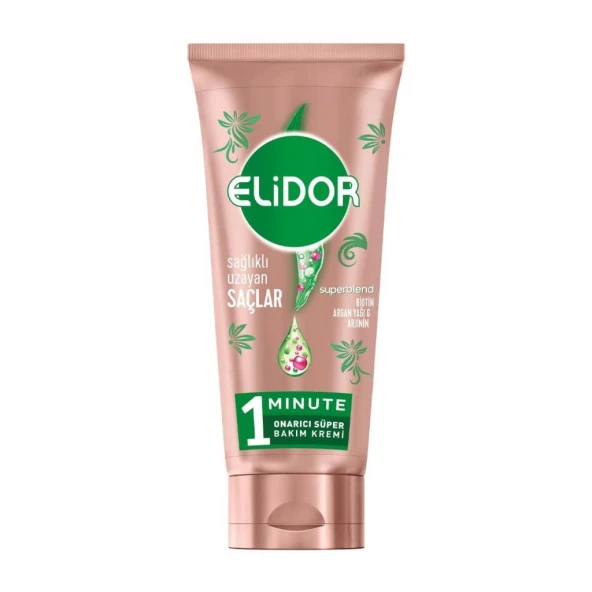 Elidor Sağlıklı Uzayan Saçlar 1 Minute Onarıcı Süper Bakım Kremi 170 ml