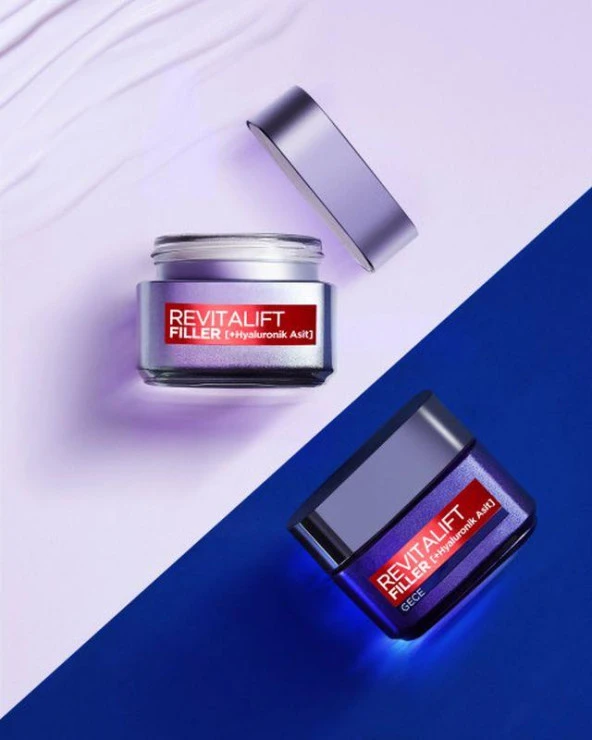 L’Oréal Paris Revitalift Filler Hyaluronik Asit Yoğun Dolgunlaştırıcı Yaşlanma Karşıtı Gece Kremi 50 ml - 7