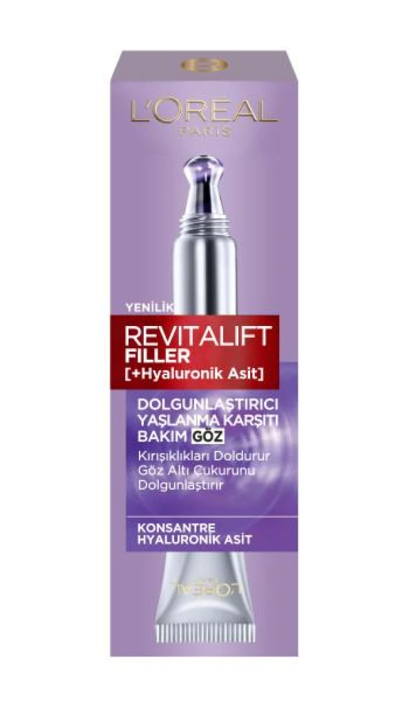 L’Oréal Paris Revitalift Filler Dolgunlaştırıcı Yaşlanma Karşıtı Göz Bakım Kremi 15 ml