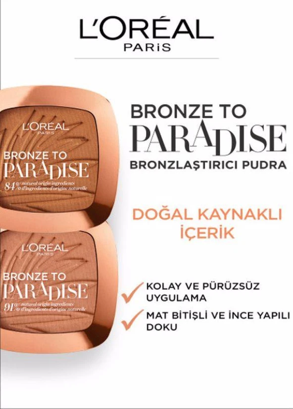 L’Oréal Paris Bronze To Paradise Bronzlaştırıcı Pudra - 02 Baby One More Tan - 5