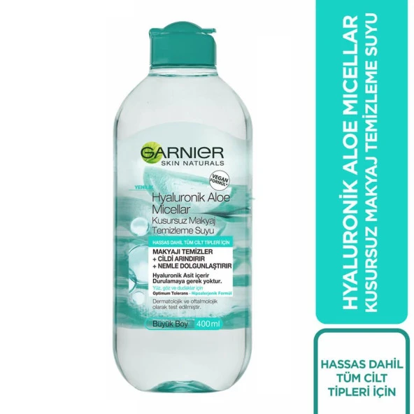 Garnier Micellar Hyaluronik Aloe Kusursuz Makyaj Temizleme Suyu 400 ml - 2