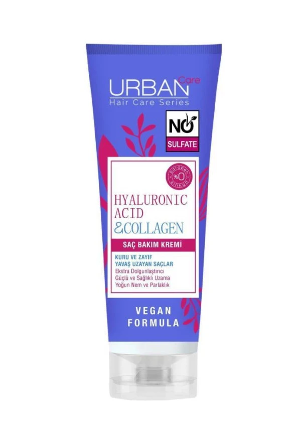 Urban Care Hyaluronic Acid & Collagen Saç Bakım Kremi 250 ml