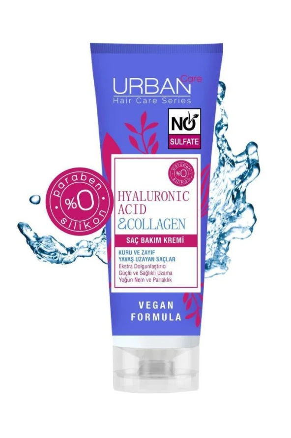 Urban Care Hyaluronic Acid & Collagen Saç Bakım Kremi 250 ml - 3