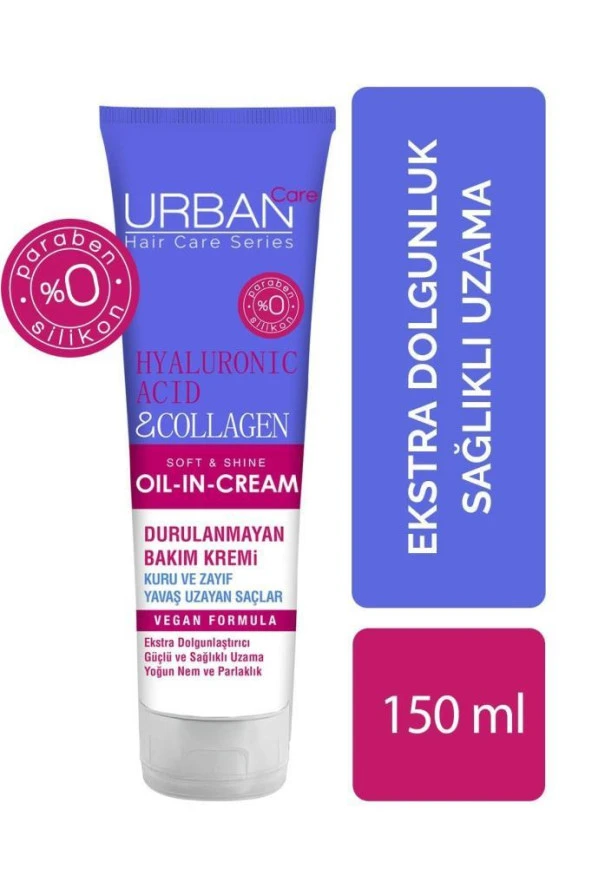 Urban Care Hyaluronic Acid & Collagen Durulanmayan Bakım Kremi 150 ml - 2