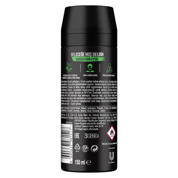 Axe Africa Erkek Deodorant Sprey 150 ml - 2