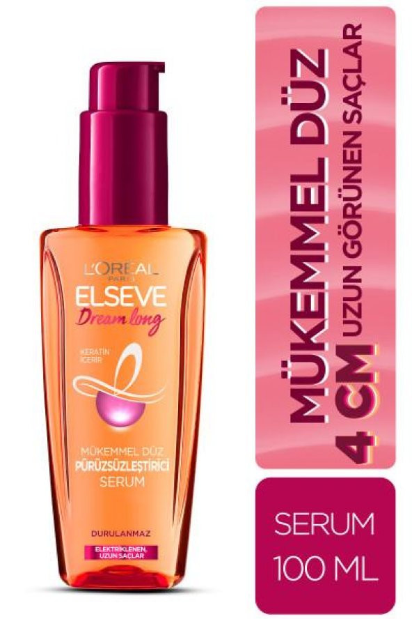 LOréal Paris Elseve Dream Long Mükemmel Düz Pürüzsüzleştirici Serum 100 ml - 2