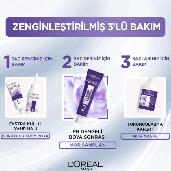 L’Oréal Paris Excellence Cool Creme Saç Boyası – 6.11 Ekstra Küllü Koyu Kumral - 4