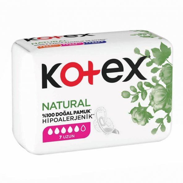 Kotex Natural Hijyenik Ped Uzun 7'li