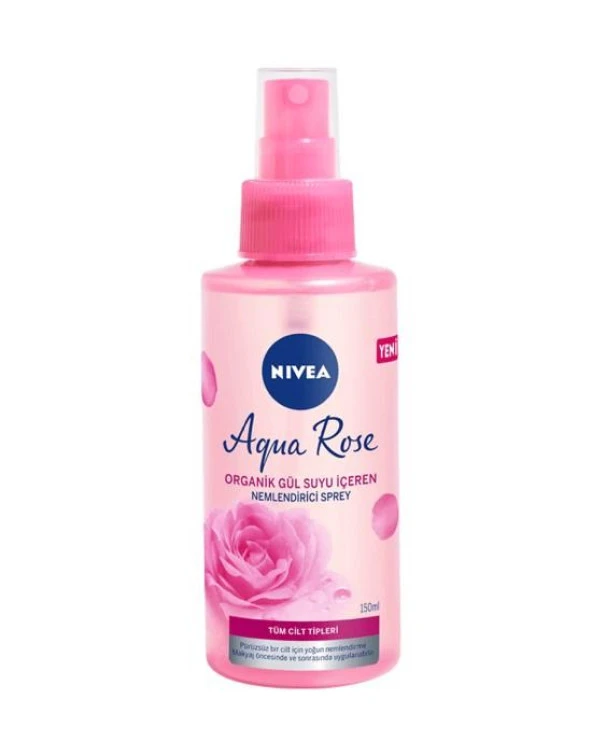 Nivea Aqua Rose Organik Gül Suyu içeren Nemlendirici Sprey 150 ml
