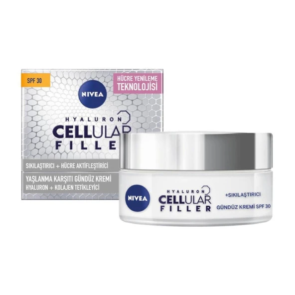 Nivea Hyaluron Cellular Filler Yaşlanma Karşıtı Spf 30 Gündüz Kremi 50 ml