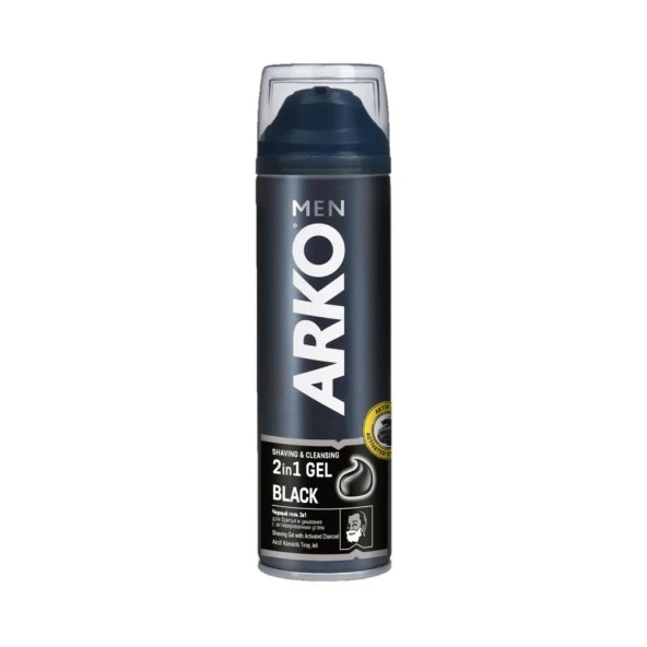 Arko Men Black 2 in 1 Tıraş Jeli 200ml