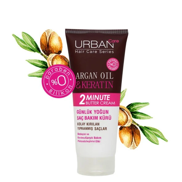 Urban Care Argan Oil & Keratin Günlük Yoğun Saç Bakım Kürü 200 ml - 3
