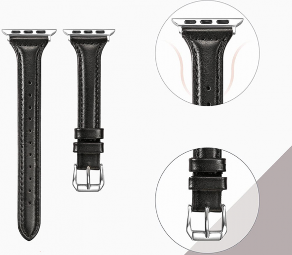 ​​​Apple Watch 40mm KRD-28 Deri Kordon - 11