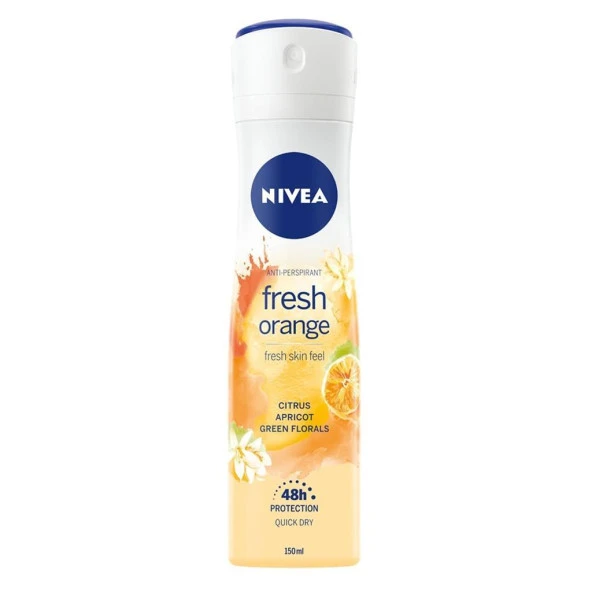 Nivea Fresh Orange 48H Bayan Deodorant 150 ml