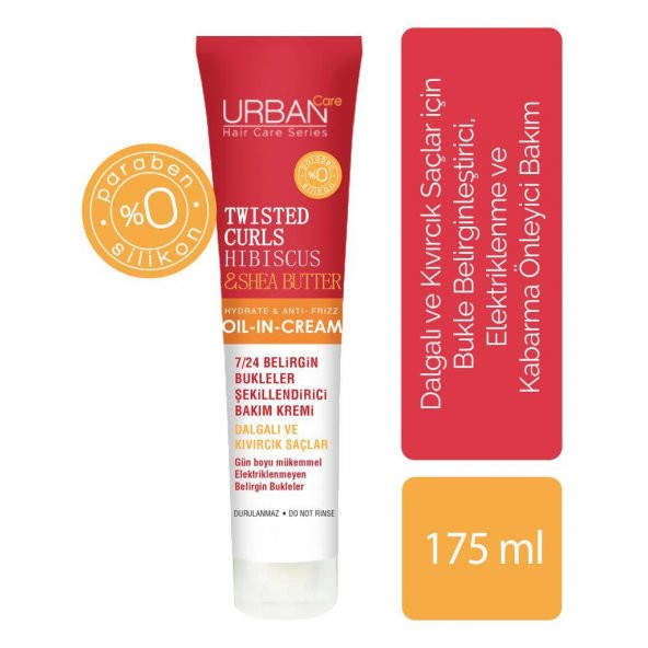 Urban Care Twisted Curls Hibiscus & Shea Butter Bukle Belirginleştirici Bakım Kremi 175Ml - 2