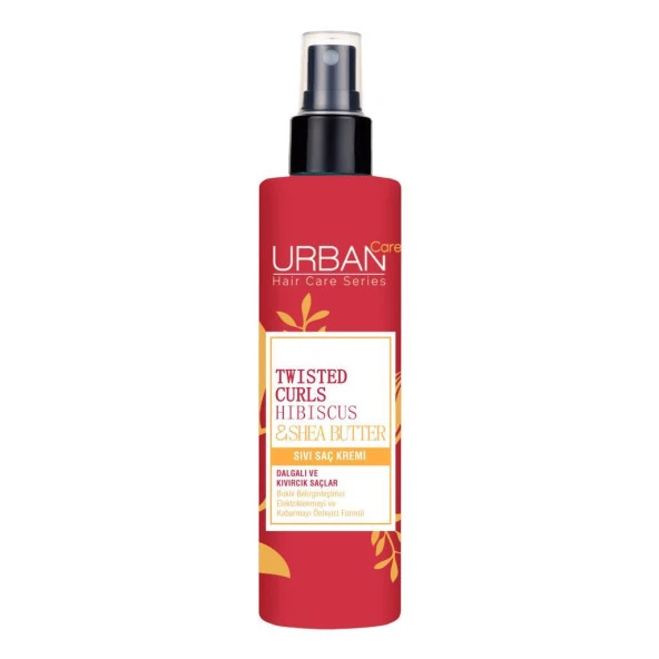 Urban Care Twisted Curls Hibiscus & Shea Butter Sıvı Saç Bakım Kremi 200 ml