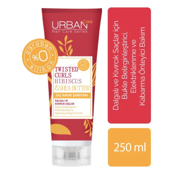 Urban Care Twisted Curls Hibiscus & Shea Butter Saç Bakım Şampuanı 250 ml - 2