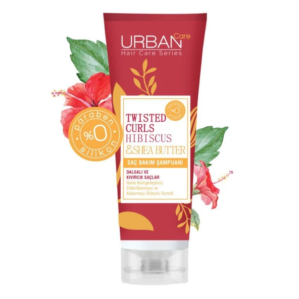 Urban Care Twisted Curls Hibiscus & Shea Butter Saç Bakım Şampuanı 250 ml - 3