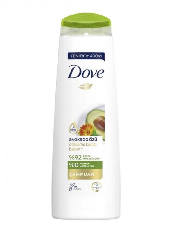 Dove Avokado Özlü Saç Dökülmesine Karşı Şampuan 400 ml