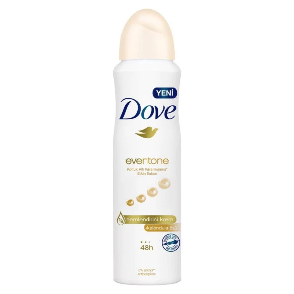 Dove Even Tone Kadın Sprey Deodorant 150 Ml
