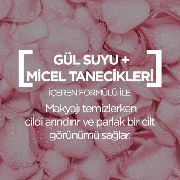 Garnier Micellar Gül Suyu Kusursuz Makyaj Temizleme & Işıltı 400 ml - 3