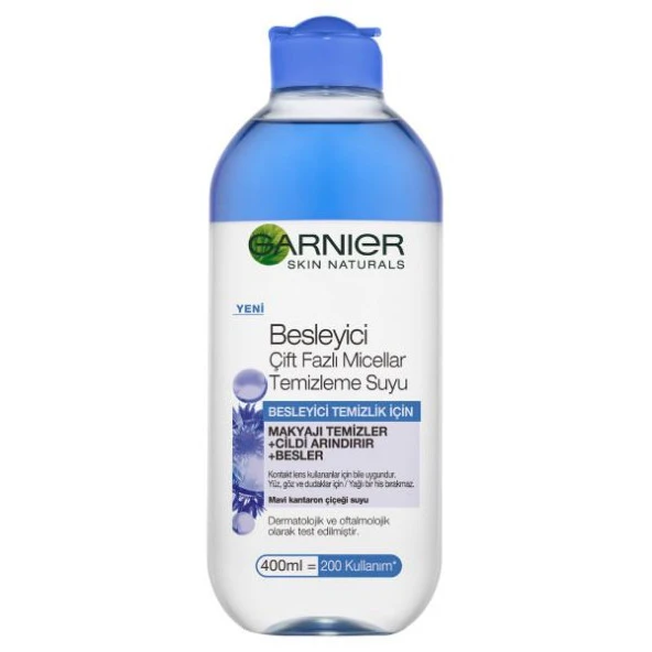 Garnier Besleyici Çift Fazlı Micellar Temizleme Suyu 400 ml