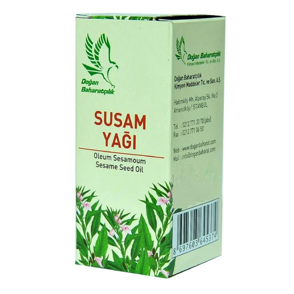 Doğan Baharatçılık Susam Yağı 50cc Doğal Saf Cam Şişe