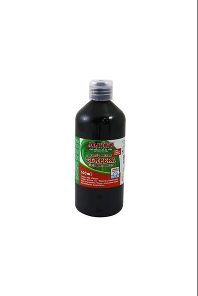Alpino Sulu Boya Tempera 250 ML Siyah Sulu Boya