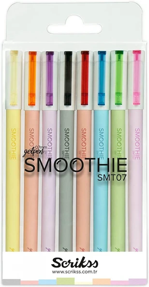 Scrikss Smoothie 8'li Jel Kalem Set ürün görseli