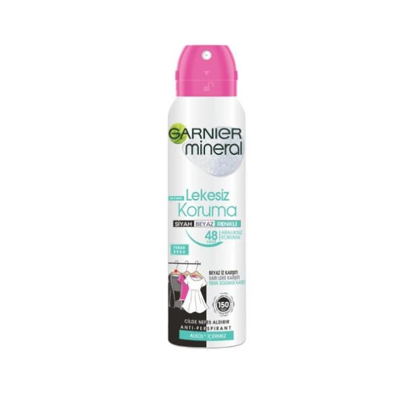 Garnier Mineral Lekesiz Koruma Kadın Deodorant 150 ml