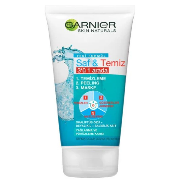 Garnier Saf & Temiz 3'ü 1 Arada Jel 150 ml