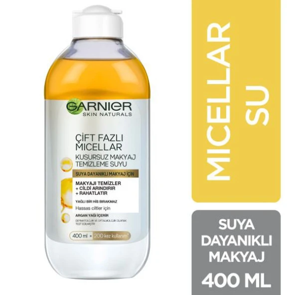 Garnier Çift Fazlı Micellar Kusursuz Makyaj Temizleme Suyu 400 ml - 2